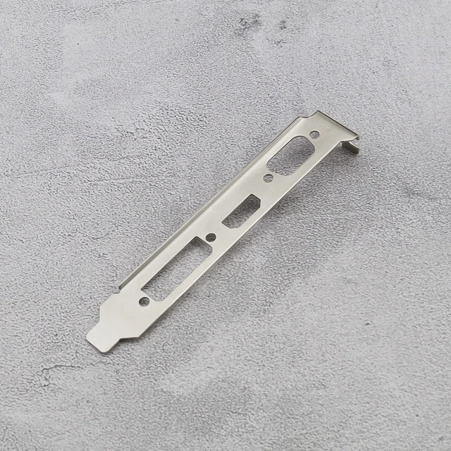 Alt view image 6 of 7 - 2 Pieces Full Height Profile Brackets for HDMI DVI VGA Video Graphics Card Computer Case Replacement Components 12x1.8cm