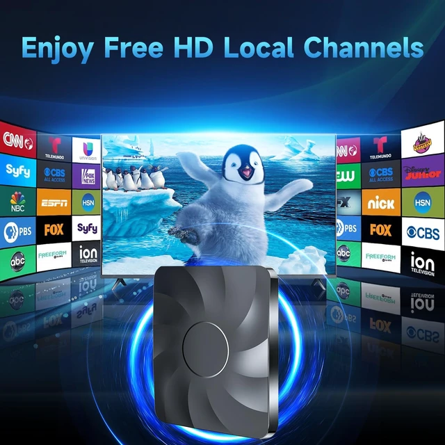 Alt view image 3 of 7 - 2026 Digital TV Antenna for Smart TV Indoor, 6000+ Miles Long Range HD Antenna for Local Channels with Signal Booster Amplifier, Support 8K 4K 1080p for All TVs - 38FT Coax Cable