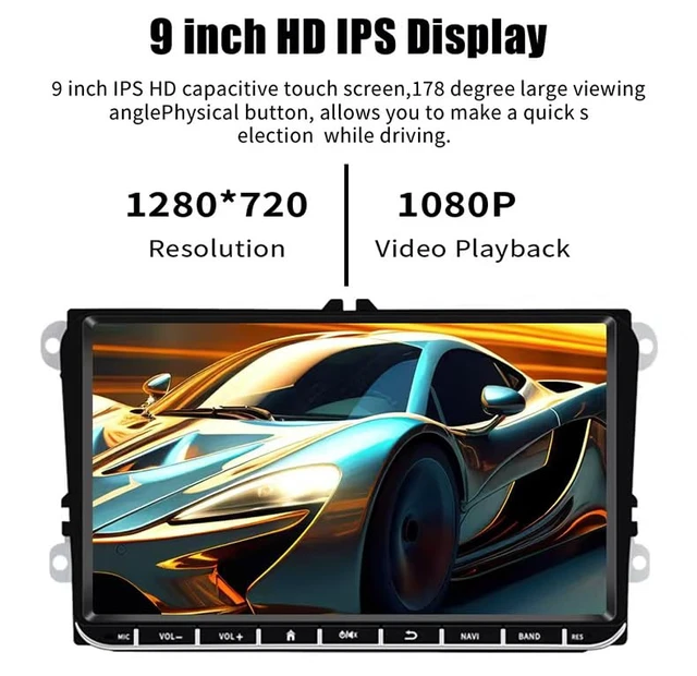 Alt view image 6 of 7 - STAPON 10inch carplay Android auto 1280X720P 2.5D IPS Screen car Stereo 2din car Head Unit with fm Bluetooth Rear View Support Steering Control Mirror View Linux systerm