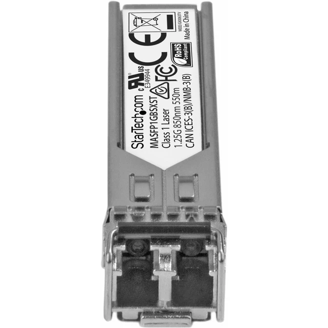 Alt view image 5 of 5 - Cisco Meraki MA-SFP-1GB-SX Compatible SFP Module (MASFP1GBSXST) | 1000BASE-SX, 1GbE Multimode Fiber Optic Transceiver, LC 550m, 850nm, DDM Cisco Meraki MS225, MX400