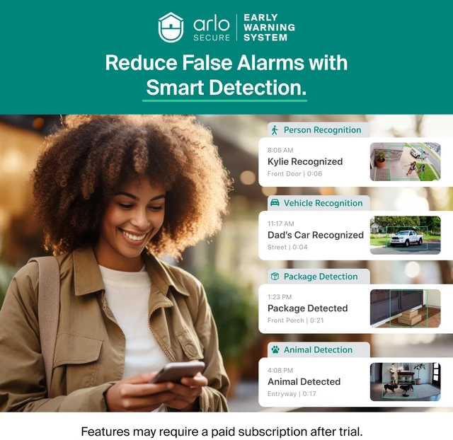 Alt view image 4 of 7 - Essential Outdoor Pan Tilt Zoom Security Camera 2K Wired - 2-Cam | 360° pan & 180° tilt; Outdoor camera; Person, vehicle, package & pet detection; Auto motion tracking; 1-mo Secure plan incl.