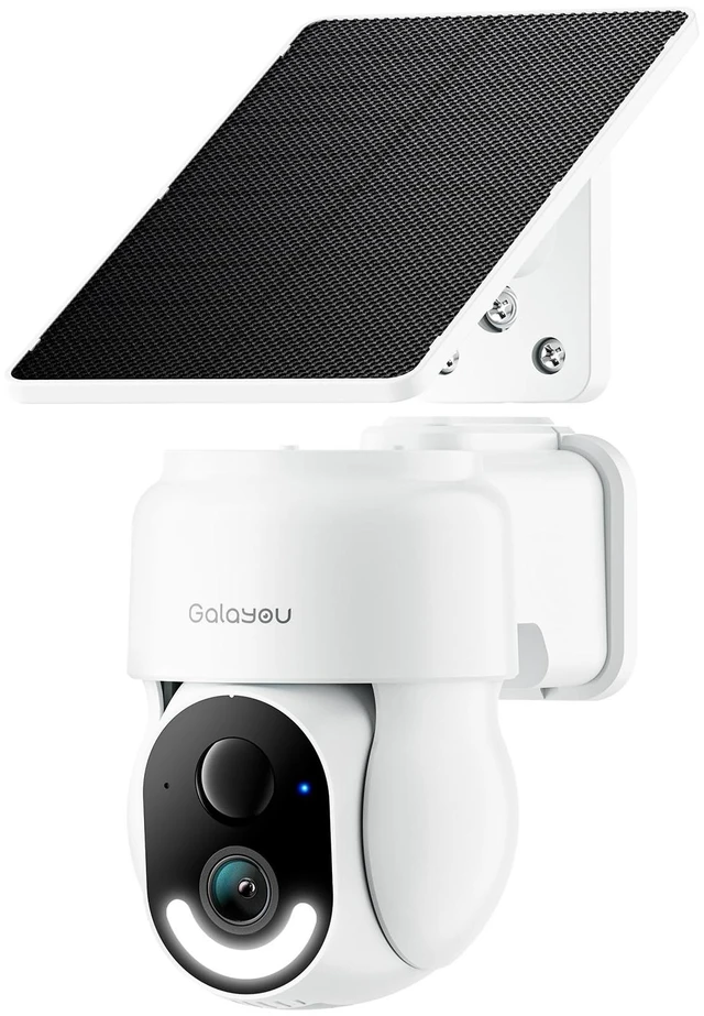 Main image of Solar Camera Outdoor Wireless for Home Security 2.4GWiFi, R6 1Pack | 2K Cameras for Home Security/Garage/Farm/Outside Surveillance, Detachable Solar Panel, Color Night Vision, SD/Paid Cloud
