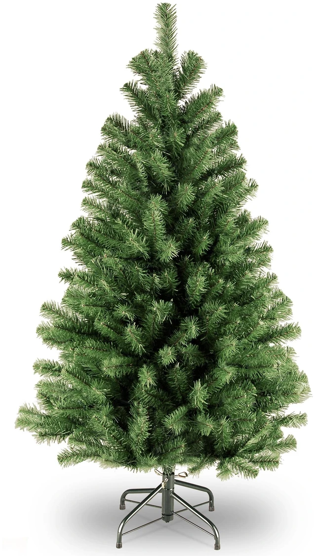 Main image of 4ft Unlit North Valley Spruce Mini Christmas Tree | 307 Tips, Includes Stand, Artificial, Green