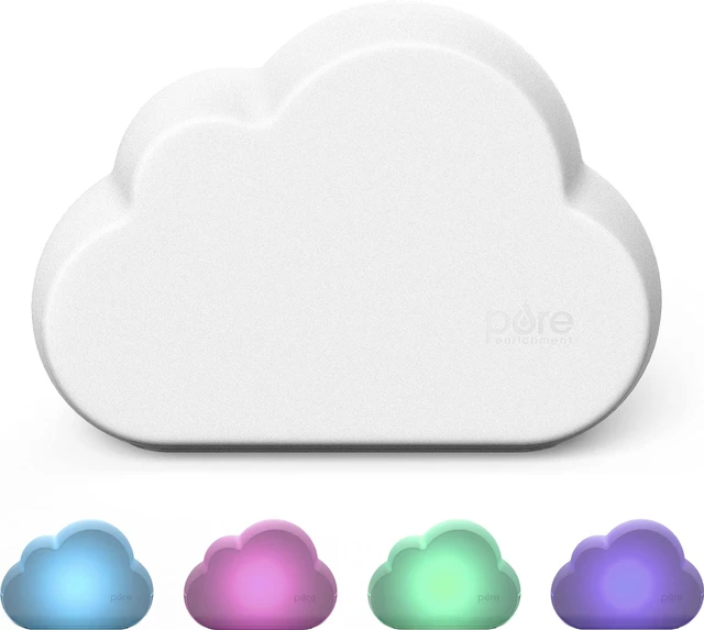 Main image of PureBaby Cloud Ultrasonic Cool Mist Humidifier | Quiet Variable Mist For Up to 24 Hrs, Color Night Light, BPA-Free, Ideal for Baby, Nurseries, and More