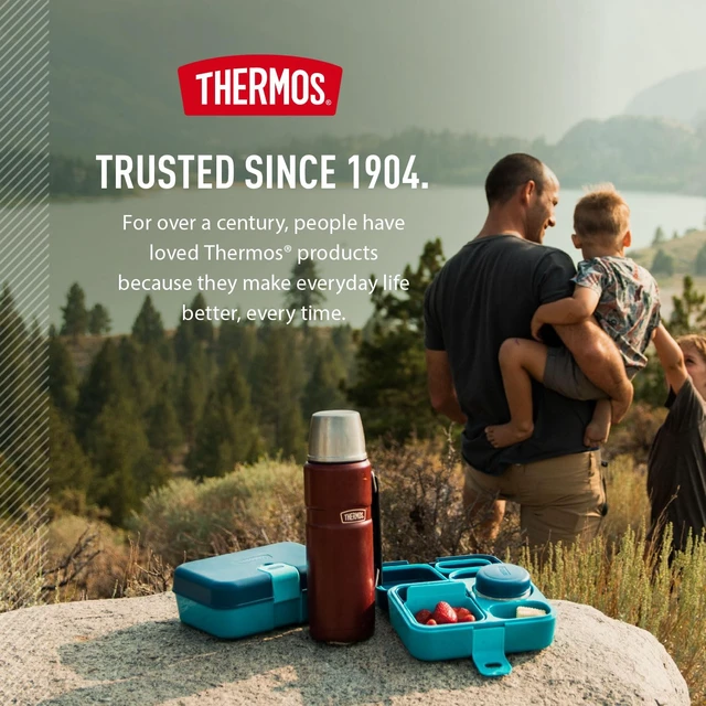 Alt view image 7 of 7 - THERMOS Stainless King Vacuum-Insulated Beverage Bottle, 40 Ounce, Matte Stainless Steel