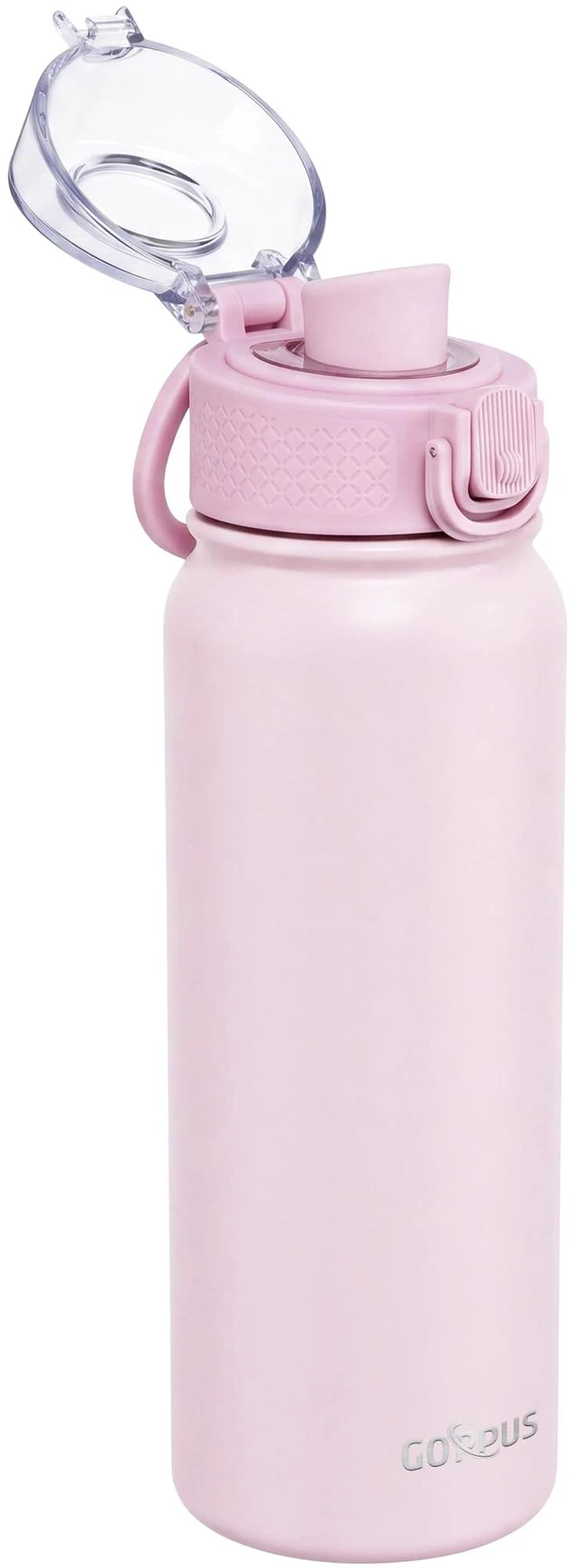 Main image of 20oz Insulated Water Bottle, BPA-Free Stainless Steel Bottle | Leakproof Silicone Chug Lid with Dust Cover Fits Most Car Cup Holders, Ideal for School, Travel & Daily Use