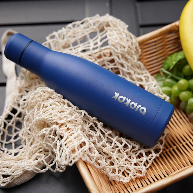 Alt view image 5 of 6 - 12 oz Small Mini Water Bottle, Insulated Stainless Steel Flask | Double Wall Vacuum, Leak Proof, Keeps Hot/Cold, BPA Free, Dishwasher Safe, Cupholder Friendly, Travel, Deep Grey