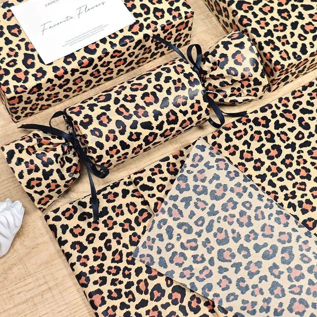 Alt view image 3 of 6 - 60 Sheets Leopard Print Tissue Paper, 20" x 14" Animal Print Gift Wrapping Paper, Safari Cheetah Pattern Tissue Paper for Gift Bags, Birthdays, Weddings, Christmas, DIY Crafts & Party Decor