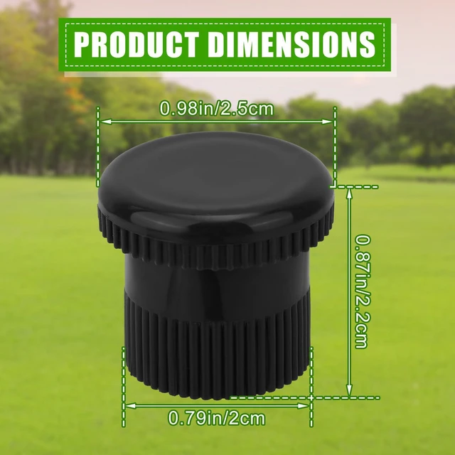 Alt view image 2 of 5 - Spray Shut Off Nozzle for Hunter Pro Spray PS Ultra Heads 916400sp | Plastic Shut Off Nozzle, Built-In Filters Included, Prevents Runoff and Over-Irrigation, Black Color, Easy to Install