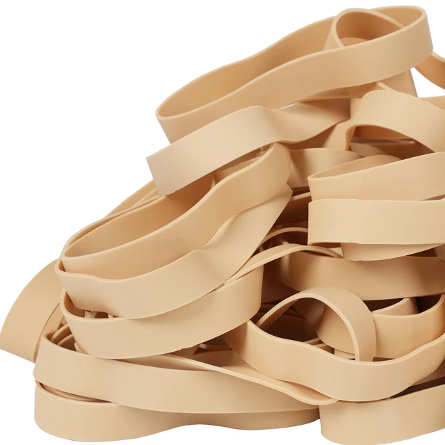 Alt view image 5 of 6 - Rubber Bands 40 Pcs Size#105 Large Big Wide Heavy Duty Elastic Rubber Band | Strong Elastic Bands for Office Supplies Outdoor (5.12" x 0.6")