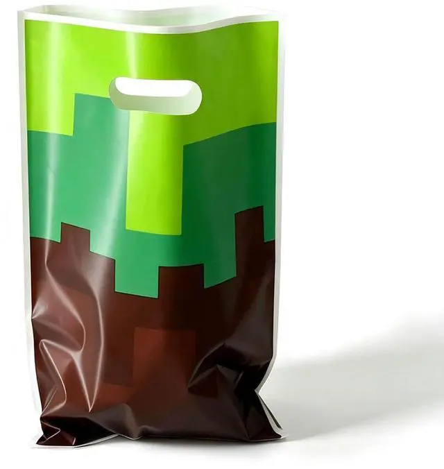 Main image of 30Pcs Pixel Party Favors Bags, Video Game Goodie Bags with Handles Gift Bag | 30 Pieces, Candy & Cookie Bags, Birthday Party Supplies, Snack Treat Bags,Gift Bags,Goodie Bags