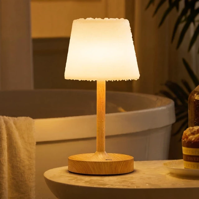 Main image of IP65 Waterproof Rechargeable Bath/Bathroom Touch Light (Wireless) | 5200mAh Battery-Powered, Stepless Dimming, Portable LED Light Suitable for Bathtubs, Outdoors, Bedrooms, Patios, and Camping