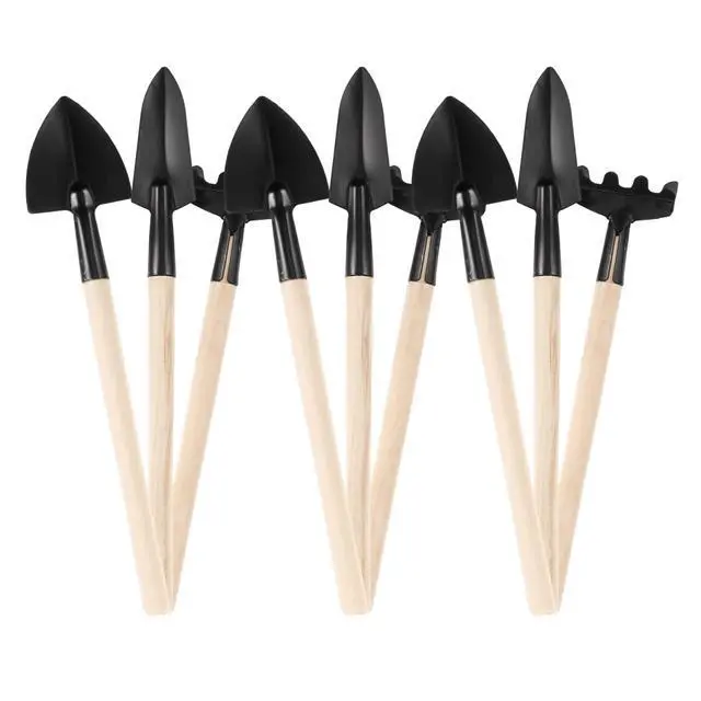 Alt view image 4 of 7 - Mini Gardening Tool Set 3-Piece Stainless Steel Hand Shovel Trowel for Planting Weeding Transplanting and Potting Suitable for Indoor and Outdoor Garden Plants