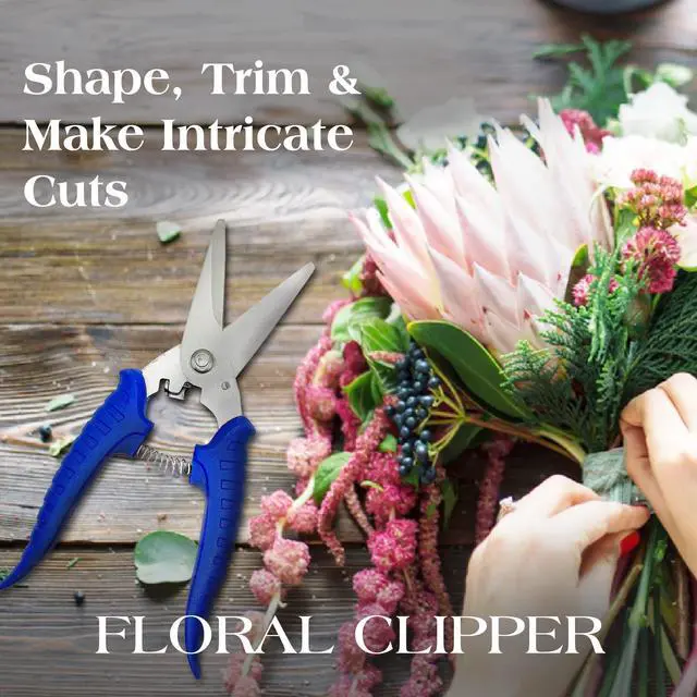 Alt view image 2 of 7 - Flower Clippers, Garden Shears with Sharp Blades, Trimming Shears for Plants, Flowers and Trees, Must-Have Designing and Gardening Hand Tools