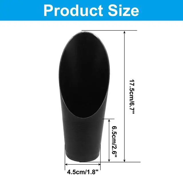 Alt view image 2 of 5 - Bonsai Soil Scoops Plastic Garden Shovels, Black, 1 Pcs | Colorful Mini Potting Scoops, For Plant Succulent, Lightweight and Stable Design, For Easy Gardening and Transplanting Tasks