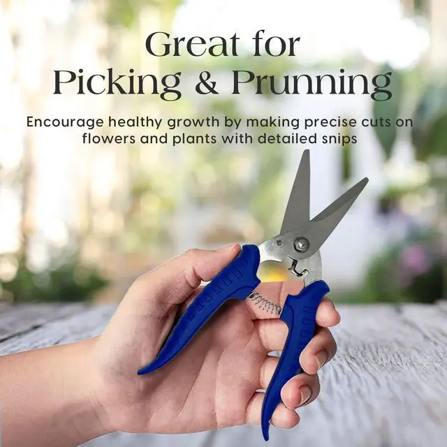 Alt view image 6 of 7 - Flower Clippers, Garden Shears with Sharp Blades, Trimming Shears for Plants, Flowers and Trees, Must-Have Designing and Gardening Hand Tools