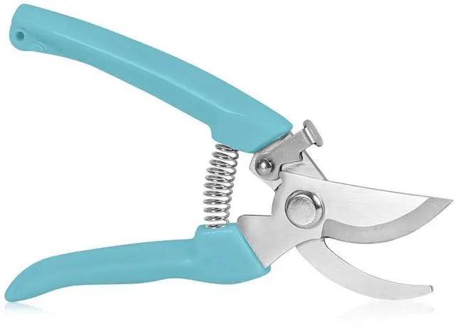 Main image of Garden Scissors for Plant, Tip Pruning Shears for Cutting Flowers, Trimming Plants, Bonsai and Fruits Picking (Blue Bypass Blade Pruner)