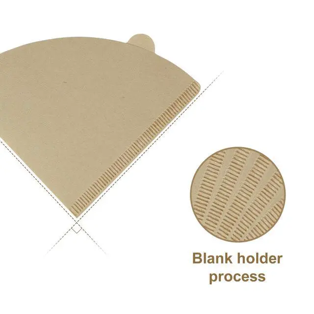 Alt view image 4 of 7 - Coffee Filters, Unbleached Disposable Paper Cone Filter, Size 02, for Pour Over and Drip Coffee Maker (2-4 Cup) (40)