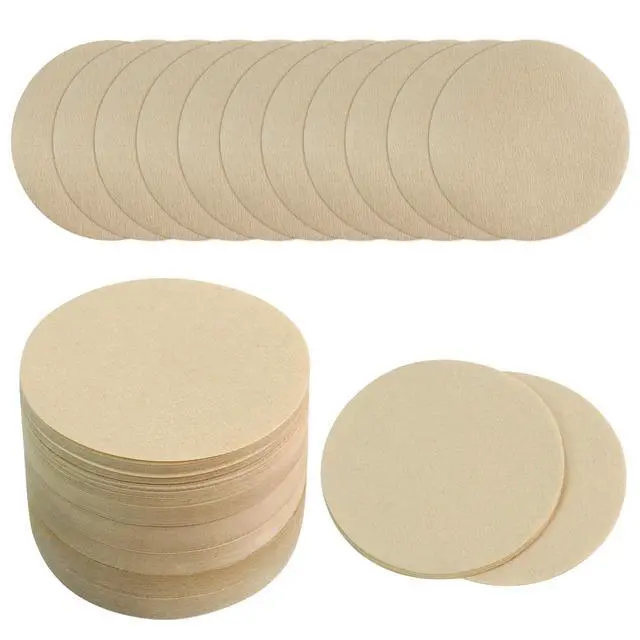 Alt view image 2 of 7 - 400 Pack Of Natural, Unbleached Disposable Coffee Filter Discs | Designed for Percolator Coffee Makers2.5-Inch Ideal for Use At Home, Office, Or Camping.