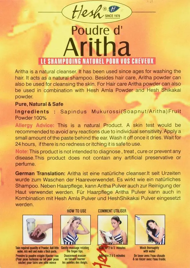 Alt view image 2 of 2 - Herbal Ayurveda Powder The Natural Shampoo for Your Hair (100 g / 3.5 oz)