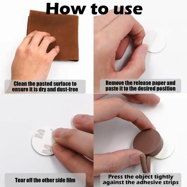Alt view image 4 of 5 - Double Sided Adhesive Pads,Round Sticky Pads Heavy Duty,Strong Mounting Tape,Pre-Cut Foam Pads, Waterproof for Walls Picture, Car, Home, Office (2 x 25mm)