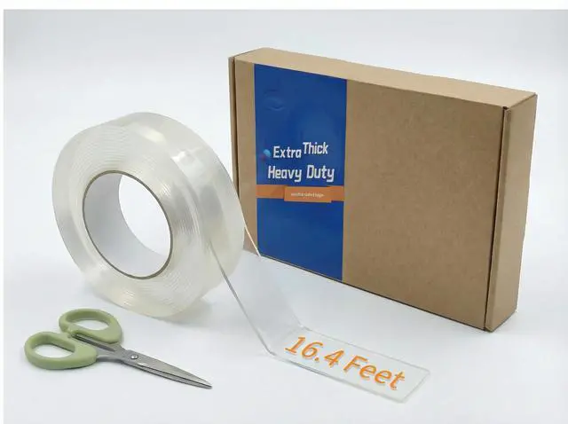 Main image of Double Sided Tape Heavy Duty,Clear 1.18 inch × 196 inch Nano Tape, Removable mounting Tape for Hanging Picture,Poster