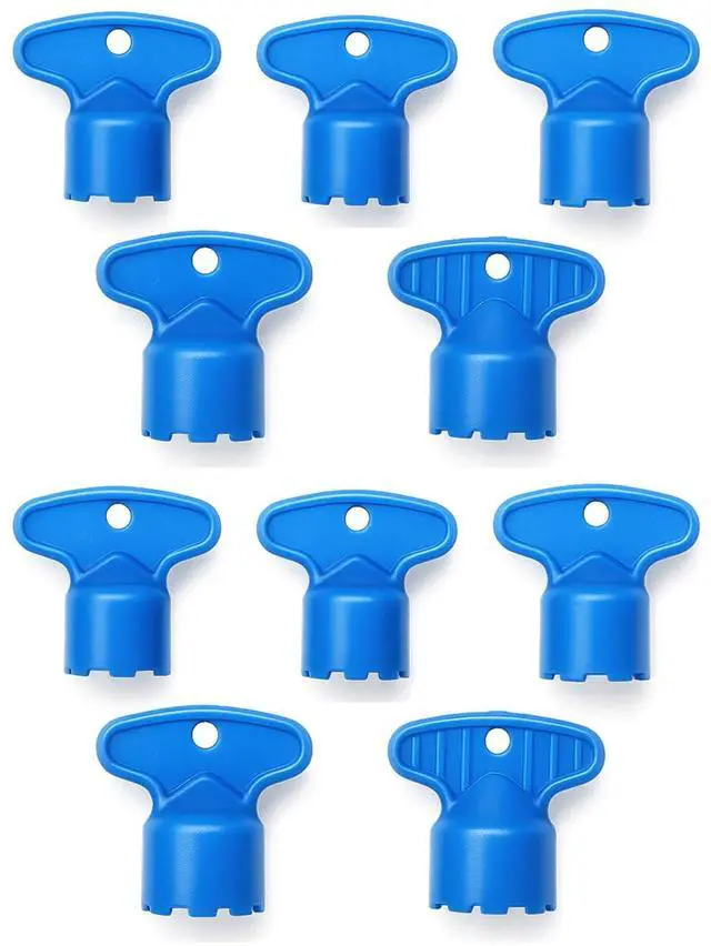 Main image of 10 Pieces Faucet Aerator Removal Tool, Aerator Wrench Key Set Universal Sink Removal Wrench Tool with 5 Sizes M16.5, M21.5, M22.5, M24 for Bathroom Kitchen Faucet Maintenance