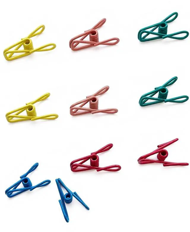 Main image of 10 Pack Multipurpose Chip Bag Clips Food Sealing Clips | for Kitchen Snack, Sealing Clothes Pins, for Laundry, Hanging Clothes, Closet Organization