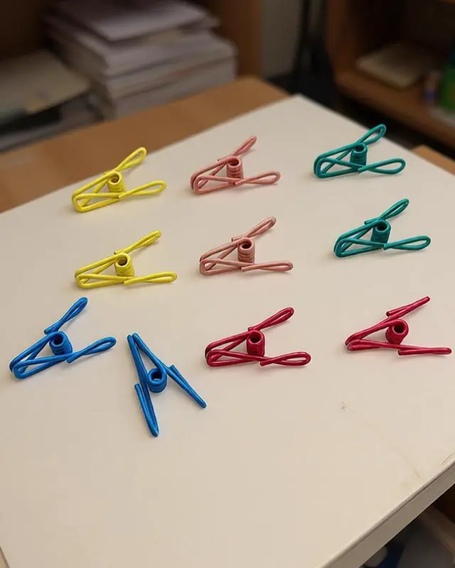Alt view image 4 of 7 - 10 Pack Multipurpose Chip Bag Clips Food Sealing Clips | for Kitchen Snack, Sealing Clothes Pins, for Laundry, Hanging Clothes, Closet Organization