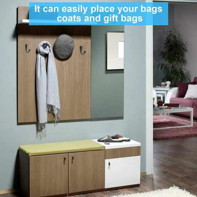 Alt view image 5 of 7 - 10 PCS Coat Hooks Wall Mounted, Premium Black Metal Wall Hooks for Hanging Coats, Wall Hook, Coat Hook, Towel Hooks for Hat Keys Closet Bag Backpack Hanger Farmhouse with 20Screws