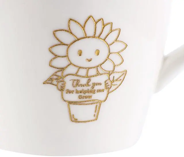 Alt view image 2 of 7 - HOME SMILE Teacher Appreciation Gifts for Women Coffee Mug-Thank You for Helping Me to Grow-Teacher Days of the Week Retirement Graduation Tea Cup for Teachers from Students,12 oz Ceramic