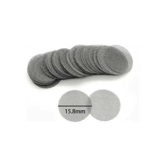 Alt view image 3 of 5 - 100 Pcs 5/8" (0.625 Inch/15.88mm) Stainless Steel Faucet Screen Replacement Kit Universal Fit Faucet Aerator Screens & Water Line Strainers