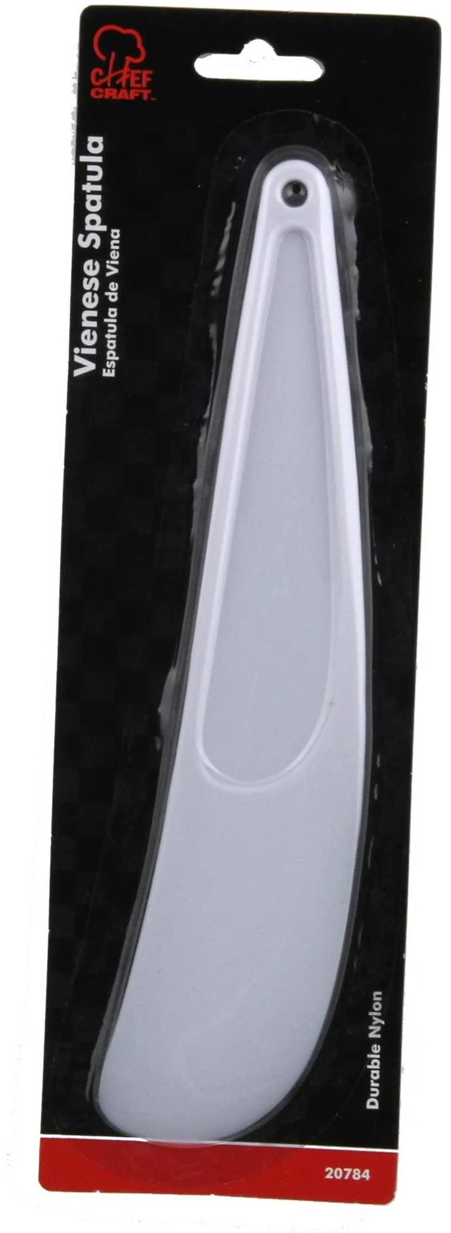 Alt view image 2 of 2 - Chef Craft Select Plastic Viennese Baking Spatula, 9.25 inches in Length, White