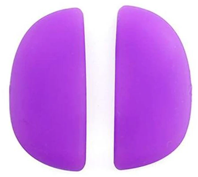 Alt view image 2 of 6 - Eyeglass Nose Pads,Soft Silicone Children Plug-in Glasses Nose Pieces Anti-Slip Nose Guards,Comfortable Replacement Repair Kits Parts (Purple)