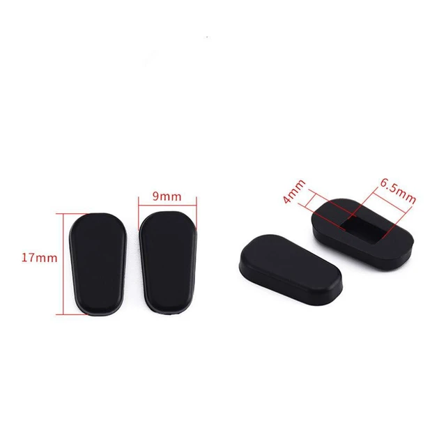 Alt view image 4 of 7 - Nose Pads Covers,5 Pairs BEHLINE Slip-on Eyeglasses Nose Pads Covers,Soft Silicone Eye Glasses Nose Piece,Anti-Slip Nose Cushion Piece Nose Bridge Pads(Black)