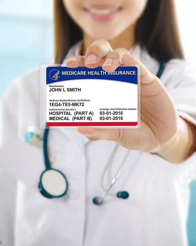 Alt view image 6 of 7 - 6 Pack New Medicare Card Holder Protector Sleeves12Mil Clear PVC Waterproof Medical/Credit Card, Business/Social Security Card Protector