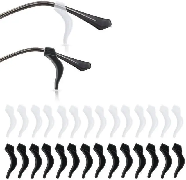 Main image of 14 Pairs Ear Hook Glasses Strap Eyeglasses Ear Grip Silicone Eyeglass Holder Anti-Slip Eyeglasses Ear Grip Hooks Safety Eyewear Retainer for Sunglasses Temple Tips Sleeve Retainers for Eyeglass