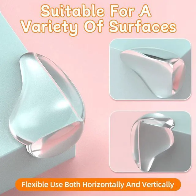 Alt view image 5 of 6 - 16 Pack Clear Corner Protectors for Furniture,Table Corner Protectors,Furniture Corner Guard & Edge Safety Bumpers for Table Edges & Sharp Corners(L Shape)