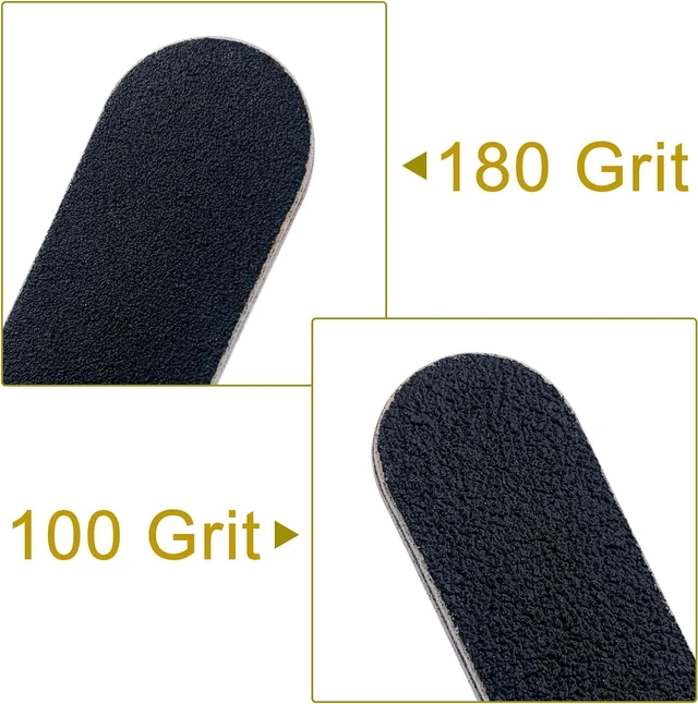 Alt view image 2 of 7 - Nail Files, Double-Sided Emery Boards, Black, Pack of 10