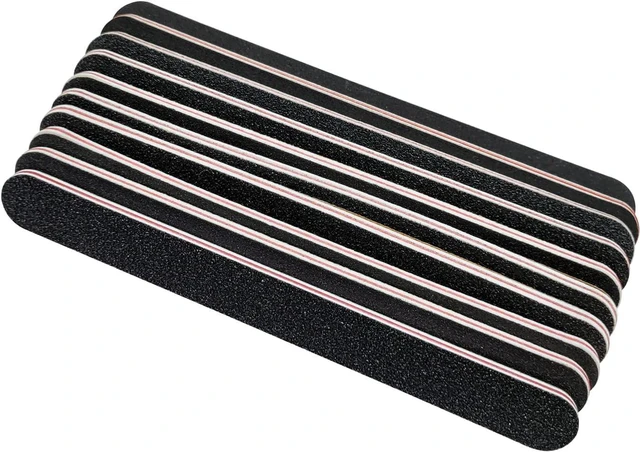 Alt view image 3 of 7 - Nail Files, Double-Sided Emery Boards, Black, Pack of 10