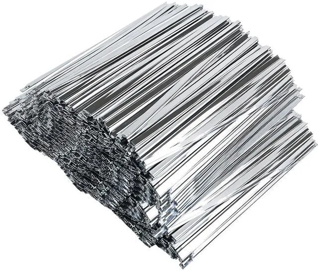 Main image of Twist Ties 800 Pcs 5.9 Inch, Bag Closures for Plastic Bags & Bread | Reusable Twisty Ties for Candy, Cake Pops, DIY Crafts, Paper-Covered Wire Ties for Bakery, Treat Bags, Food Storage
