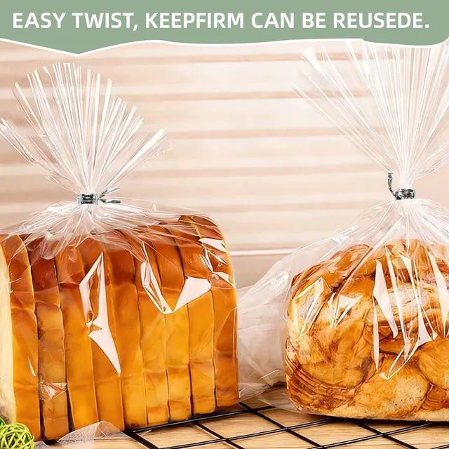 Alt view image 4 of 7 - Twist Ties 800 Pcs 5.9 Inch, Bag Closures for Plastic Bags & Bread | Reusable Twisty Ties for Candy, Cake Pops, DIY Crafts, Paper-Covered Wire Ties for Bakery, Treat Bags, Food Storage