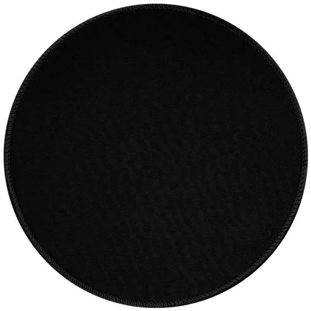 Main image of Jiposuhoe Custom Mousepad Personalized Round Logo Photo Mousepads, BlackA | Customized Picture Text Mousemat for Computer, Laptop, Desk Game, Home, Office, Bedroom