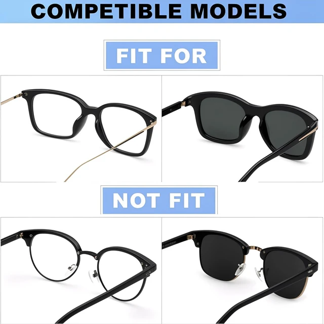 Alt view image 7 of 7 - Nose Pads,40Pack Silicone Nose Pads for Glasses,Professional Adhesive Glasses Noses Grips Non Slip for Eyeglasses Sunglasses,1mm,Clear.