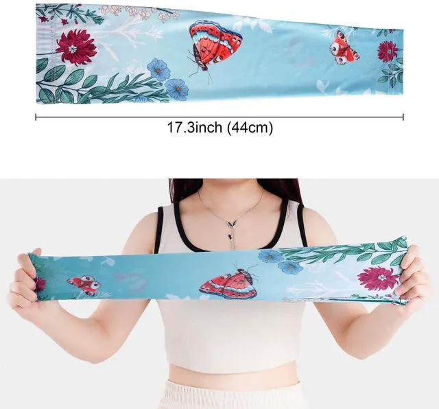 Alt view image 2 of 7 - Hmxpls Gardening Sleeves, Garden Sleeves for Women Thorn Proof, Sun Protection Arm Cooling Sleeve with Thumb Hole