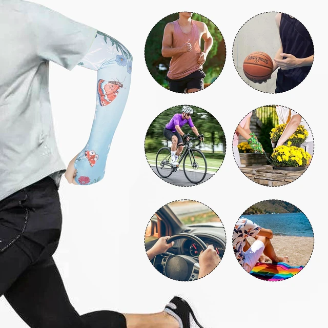 Alt view image 7 of 7 - Hmxpls Gardening Sleeves, Garden Sleeves for Women Thorn Proof, Sun Protection Arm Cooling Sleeve with Thumb Hole