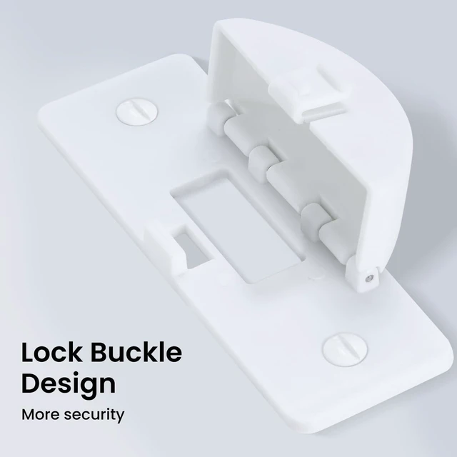 Alt view image 3 of 6 - Roxiuc Switch Cover Guard - Child Proof Light Switch Cover (White, 6pc)