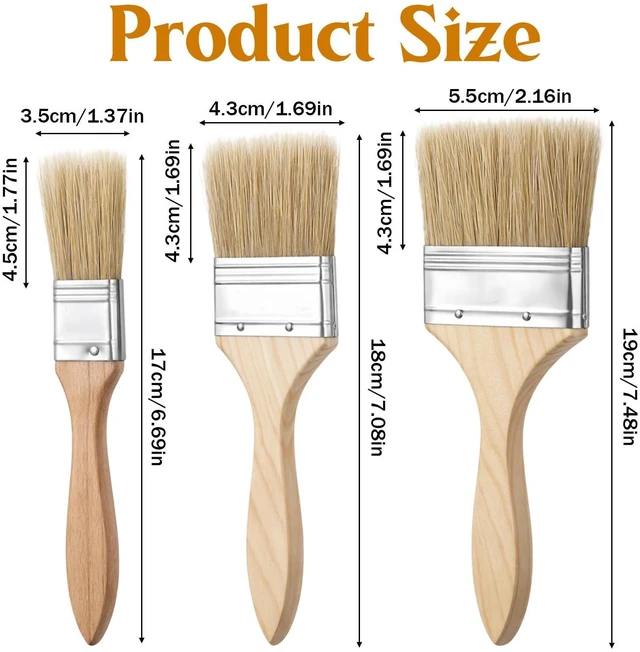 Alt view image 2 of 7 - 3 PCS Pastry Brush Basting Brush for Cooking Brushes | Oil Brushes for Cooking Kitchen Sauce Oil, Butter, Sauce