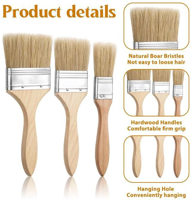 Alt view image 3 of 7 - 3 PCS Pastry Brush Basting Brush for Cooking Brushes | Oil Brushes for Cooking Kitchen Sauce Oil, Butter, Sauce