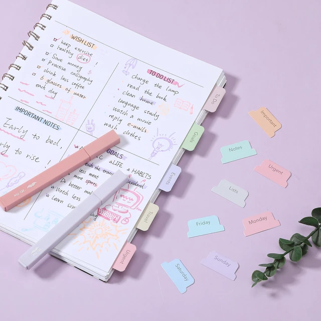 Alt view image 5 of 7 - Weekly Planner Tabs, 100 Pcs, Week Tabs for Planner | Calendar Tabs for Planner, Calendar Index Sticker, Weekly Tabs Stickers, Calendar Tabs, Weekly Tabs, Week tabs